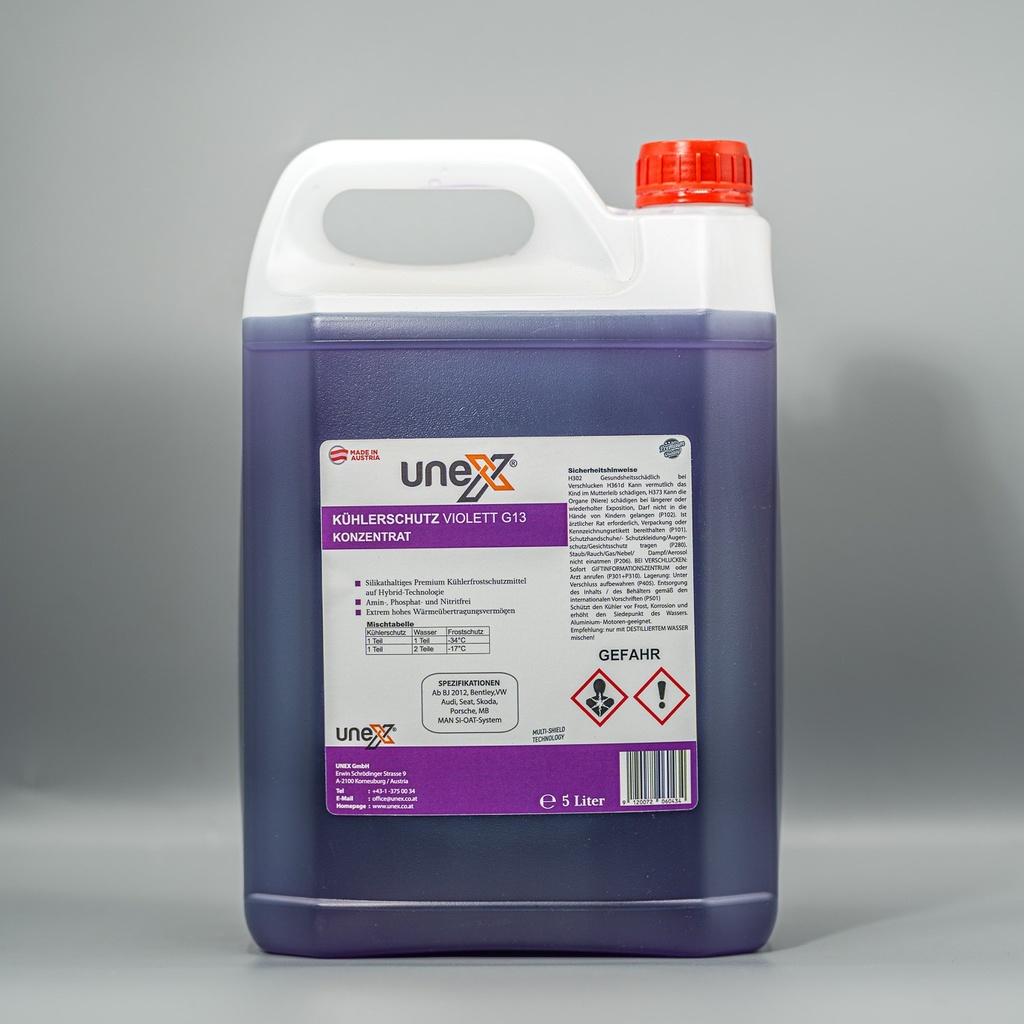 Kühlerschutz Violett G13 Konzentrat 5 Liter