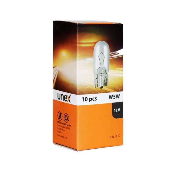 SW-T10 Glassockel W5W 10´er Pack