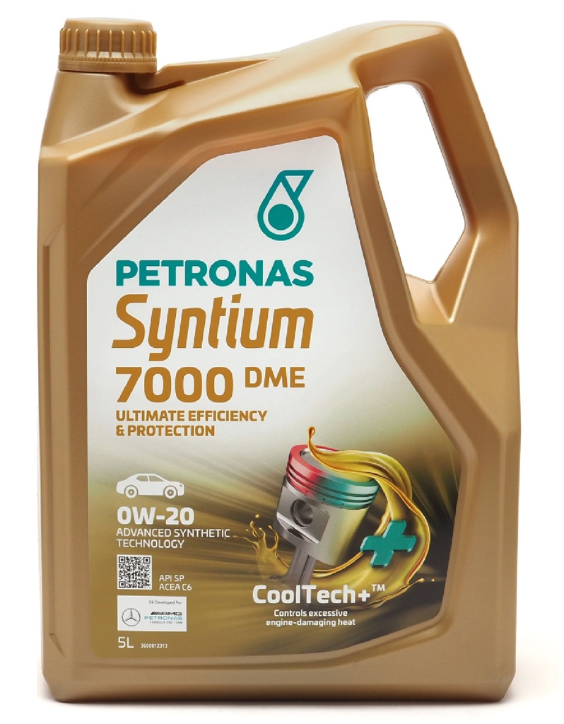 Petronas Syntium 7000 DME 0W20 SP 5 Liter 