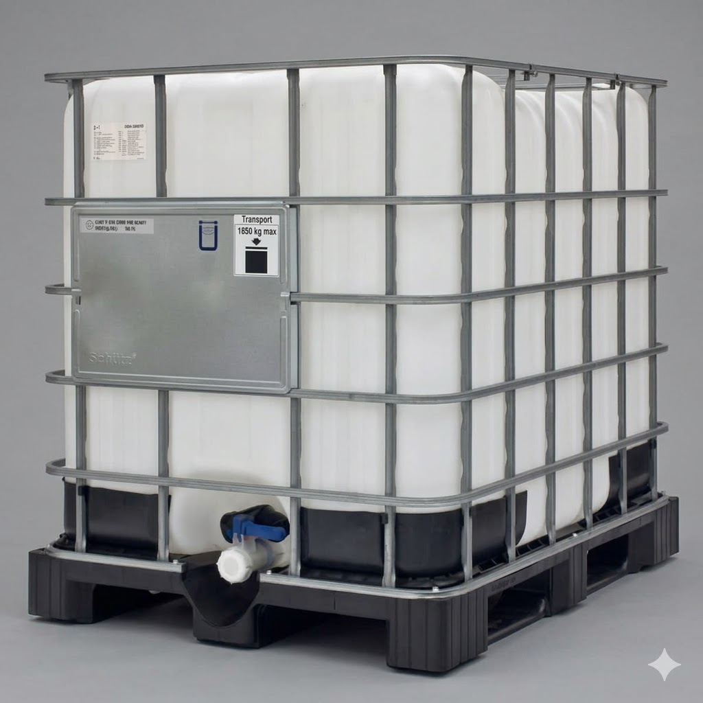 AdBlue® 1000 Liter IBC mit Steigrohr