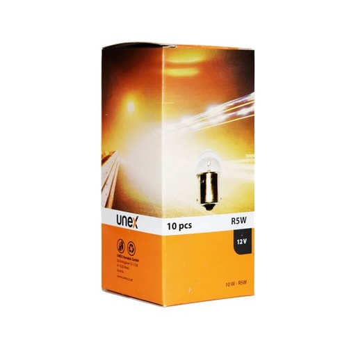 [UNEX10029] R5W 12V 10´er Pack