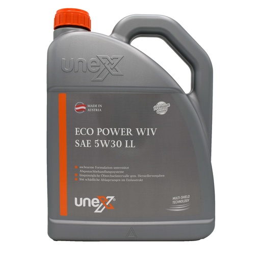 [UNEX11244.4] 5W30 Longlife 5 Liter Eco Power WIV  III 
