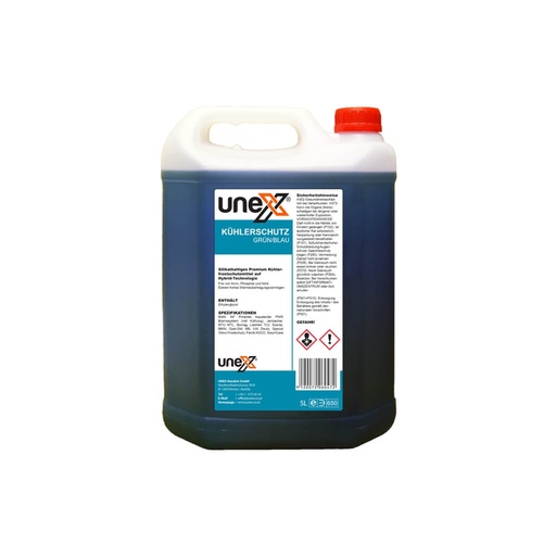 [UNEX11347.1] Kühlerschutz Grün/Blau Fertiggemisch -34°C 5 Liter
