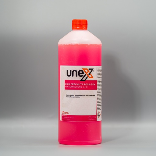 [UNEX11346] Kühlerfrostschutz Rosa G12+ Fertiggemisch -34°C 1 Liter 