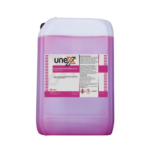 [UNEX11346.5] Kühlerschutz Rosa G12+ Fertiggemisch -34°C 25 Liter