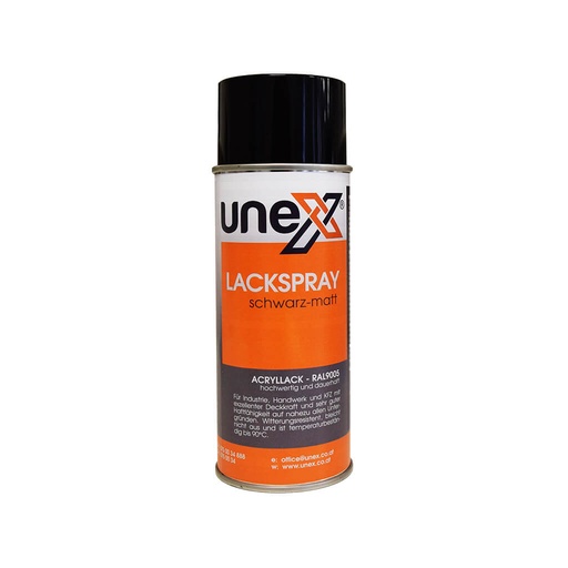 [UNEX10118] Lackspray Schwarz/Matt 500ml